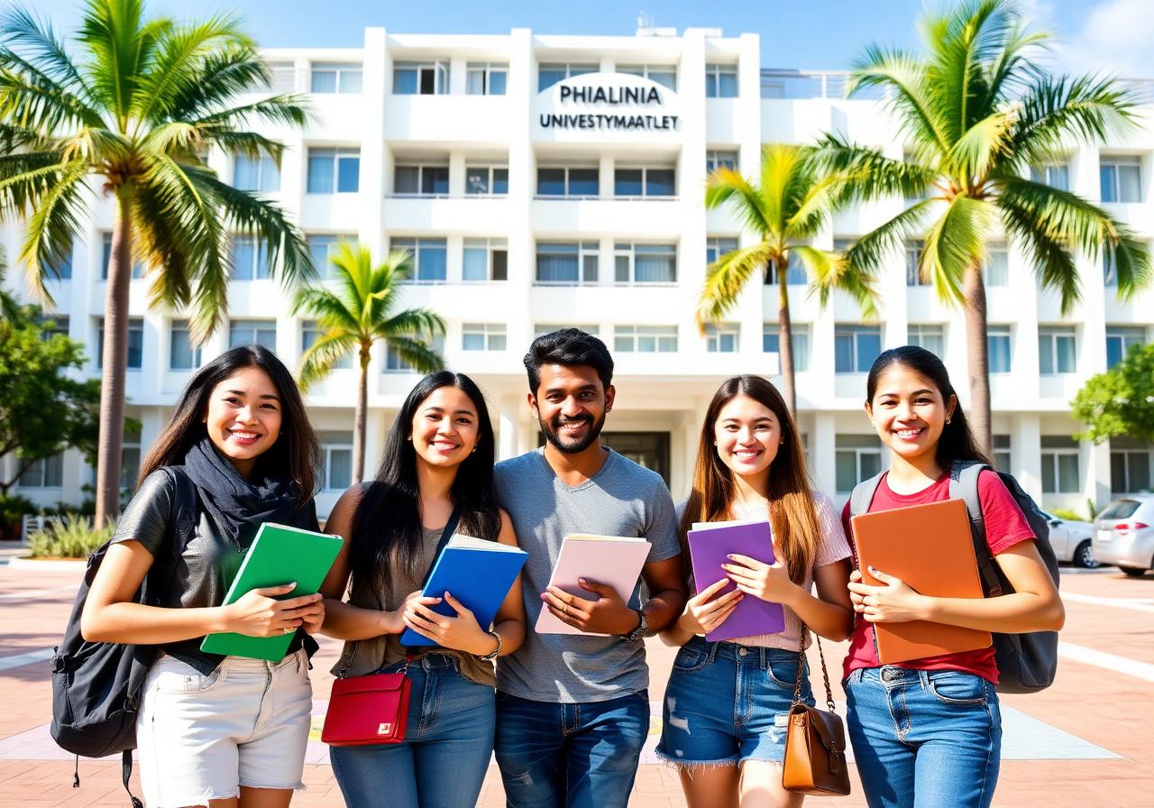 International students studying in the Philippines